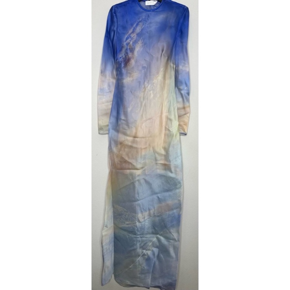 Zimmermann Tama Bias Maxi Slip Dress Vanilla Sky Size 1 US 6 New with tags
